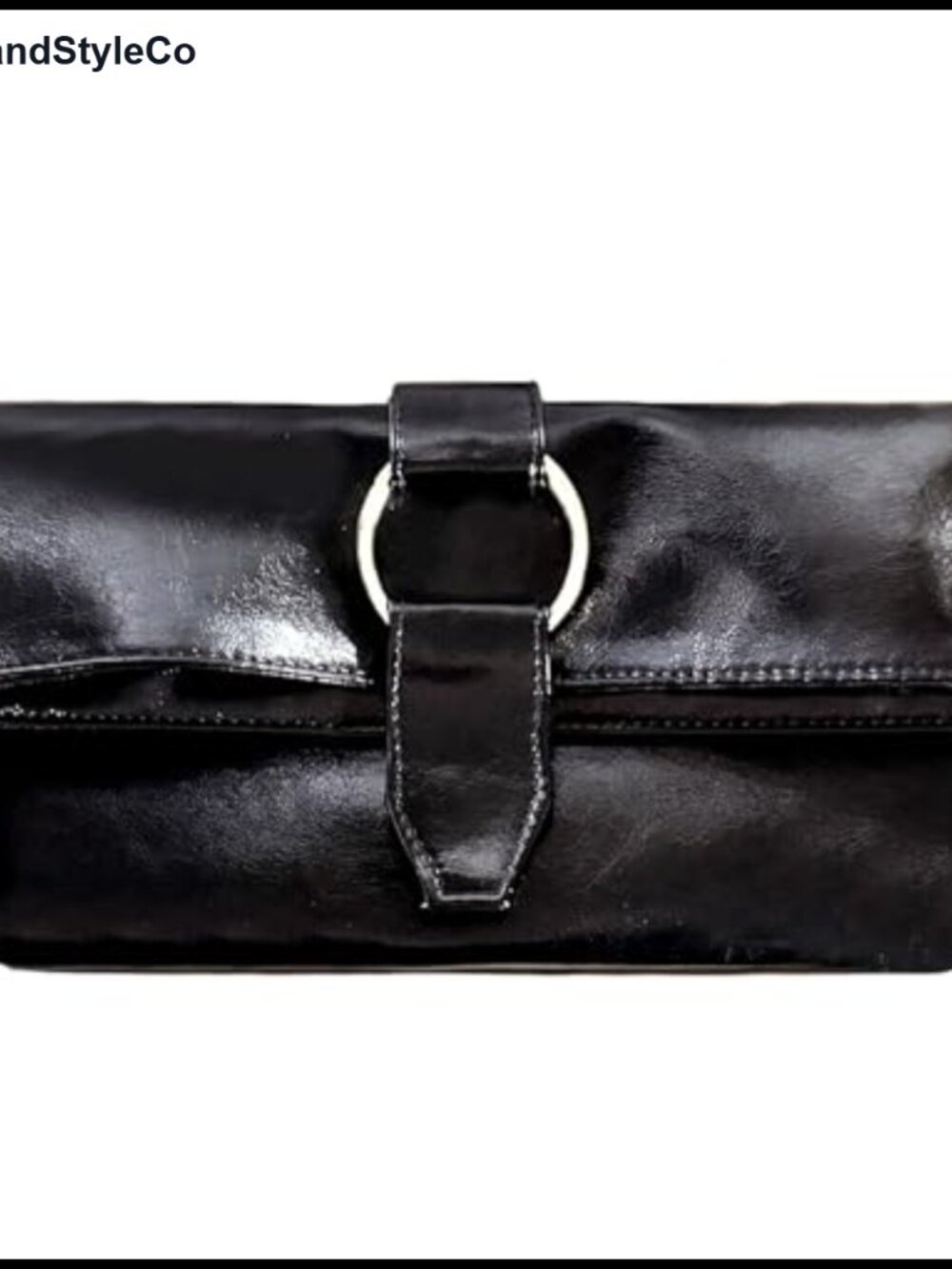 Evening Clutch Bag for Women, Sequin/Patent Leather/Woven PU Leather with Metal